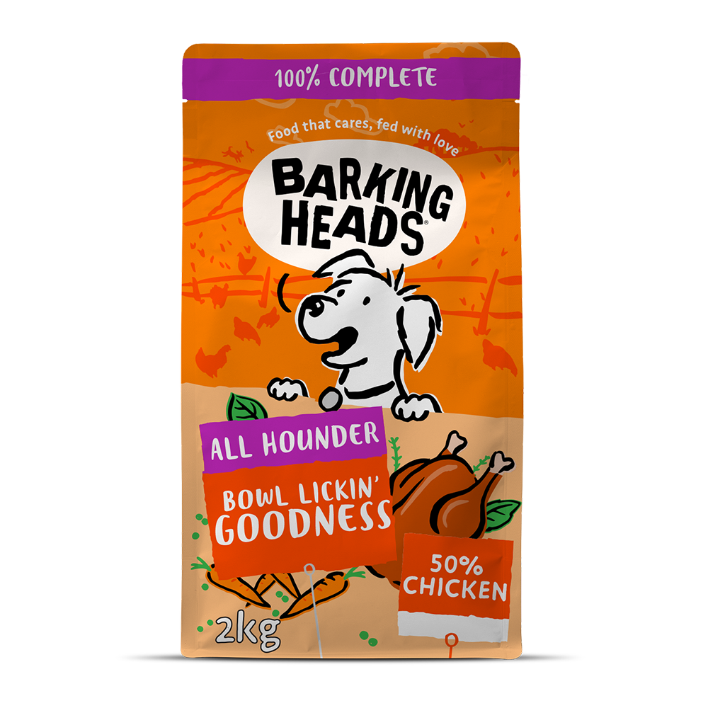 Barking Heads Compleet Droogvoer voor Honden 12kg - Adult All Hounder Barking Heads Compleet Droogvoer voor Honden 12kg - Adult All Hounder