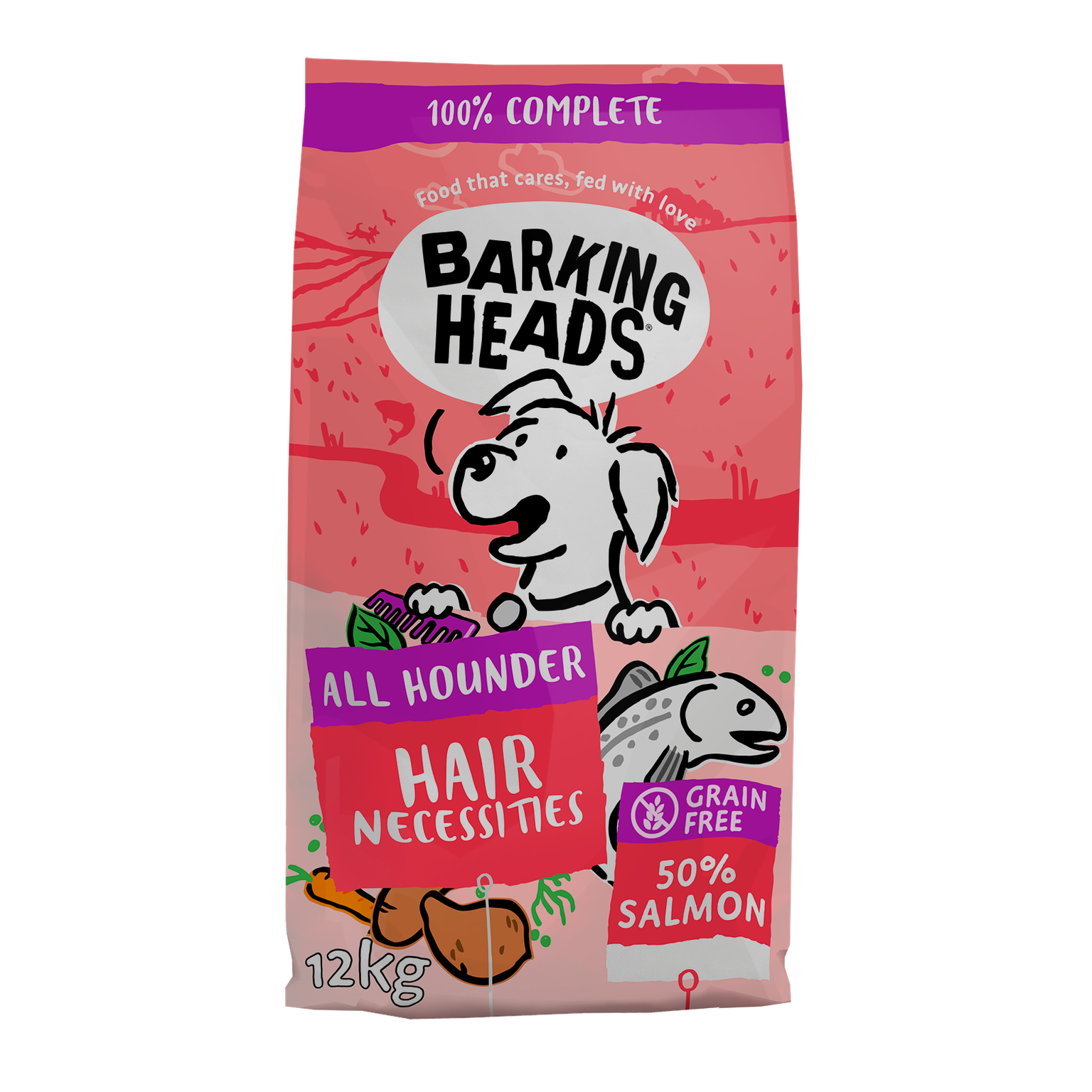 Barking Heads All Hounder Hair Necessities Salmon
