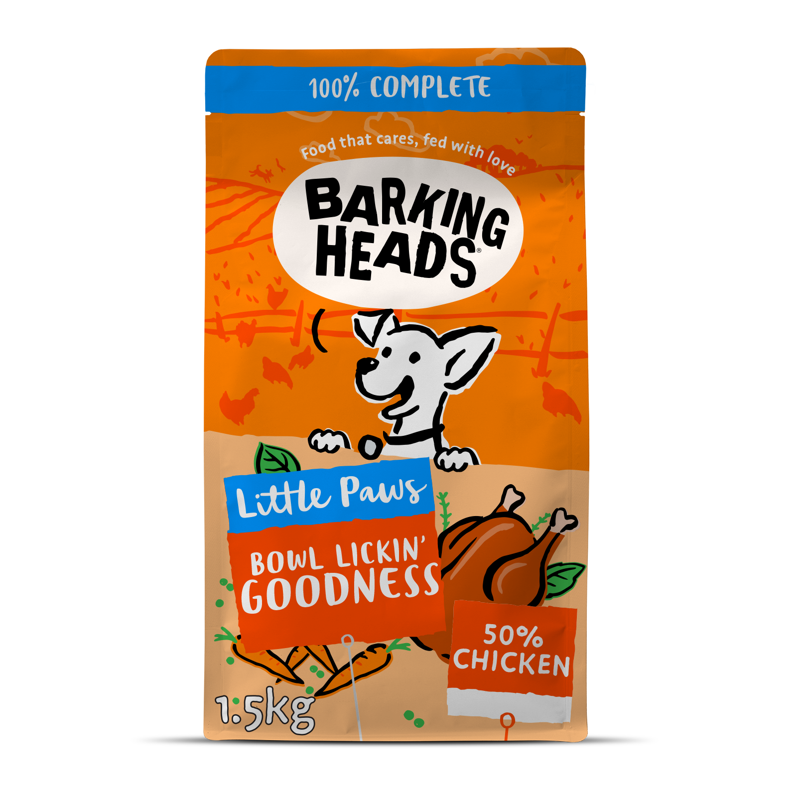 Barking Heads Little Paws Bowl Lickin' Goodness Chicken
