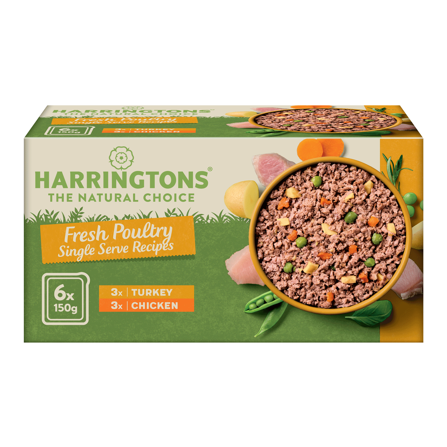 Grain Free Poultry Selection Wet Dog Food Bumper Pack 6 x 150g