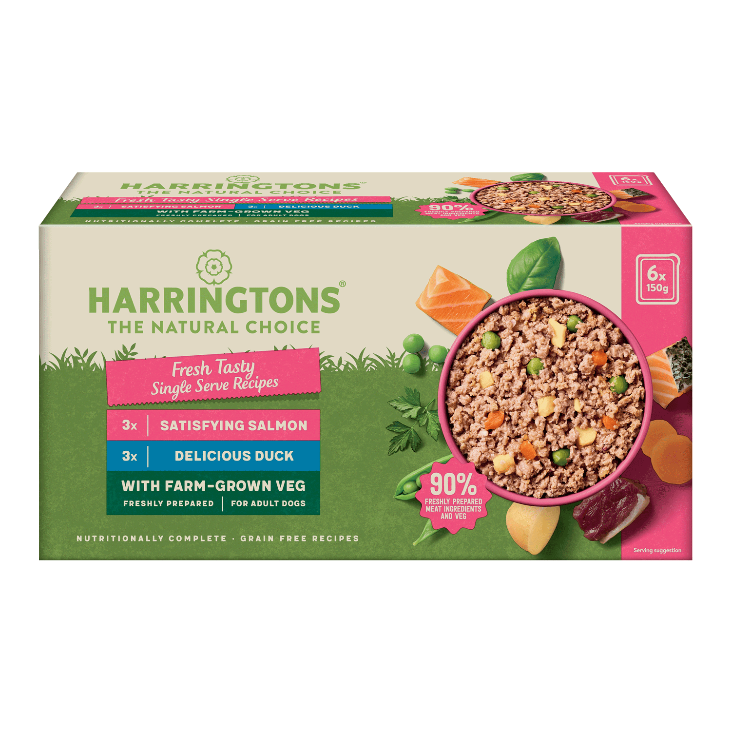 Grain Free Tasty Selection Wet Dog Food Bumper Pack 6 x 150g