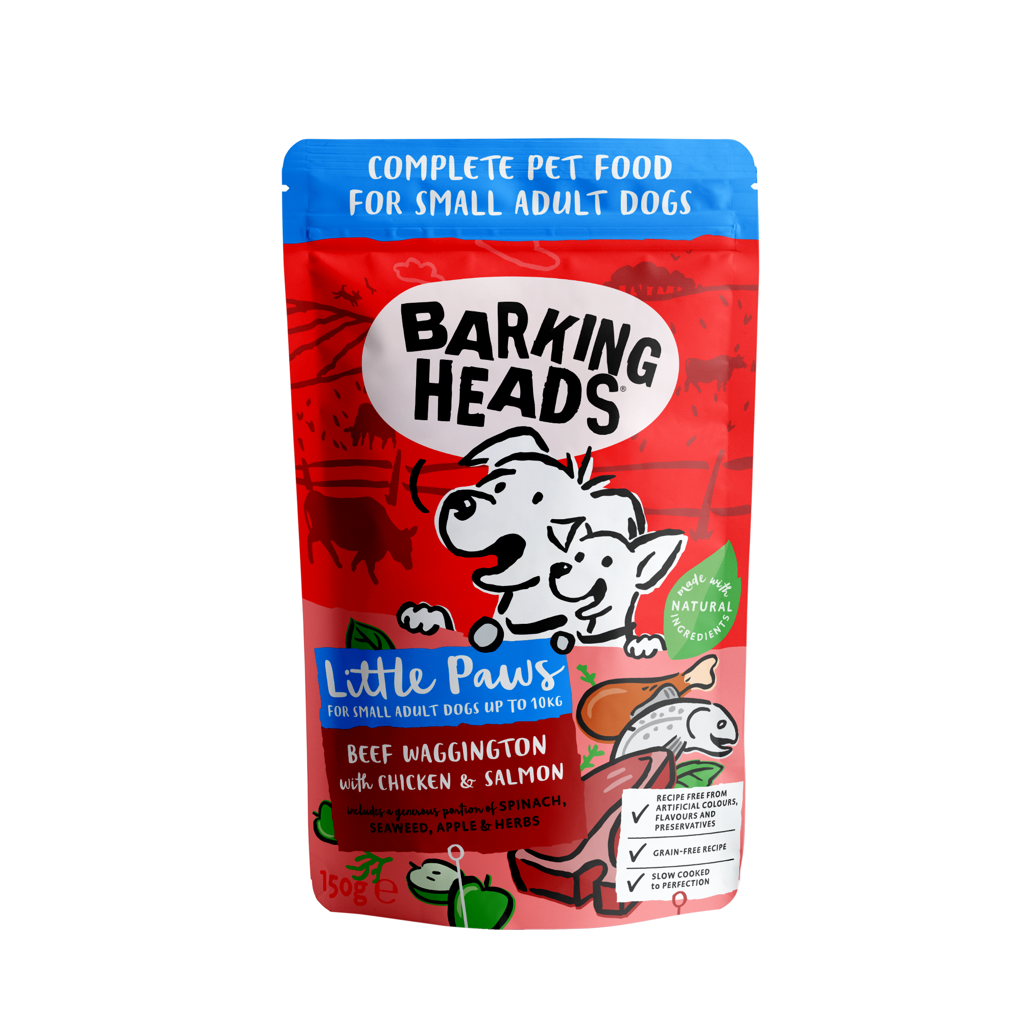 Barking Heads Little Paws - Beef & Chicken Wet